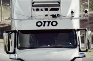 Otto self-driving trucks