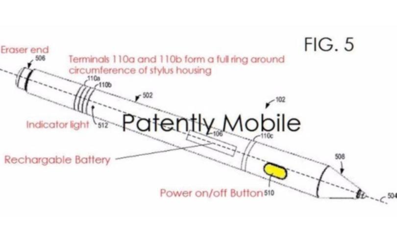 Surface Pen patent application draft image