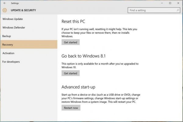 Downgrade from Windows 10 to Windows 7 or Windows 8.1