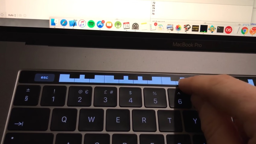 Piano app for Macbook Pro with Touch Bar - by Graham Parks