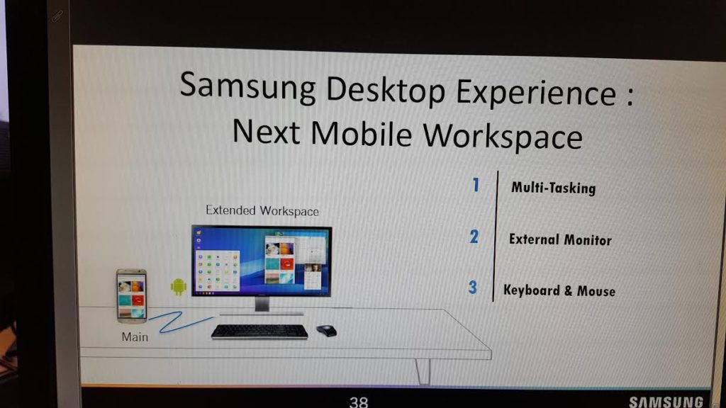Samsung Desktop Experience on Galaxy S 8 (rumor)