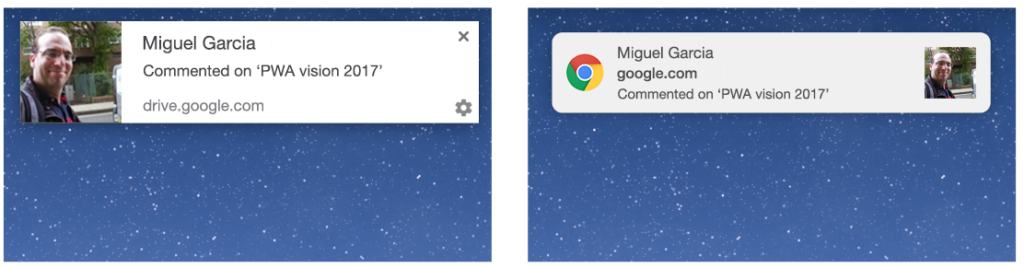 Google Chrome 59 macOS notifications integration