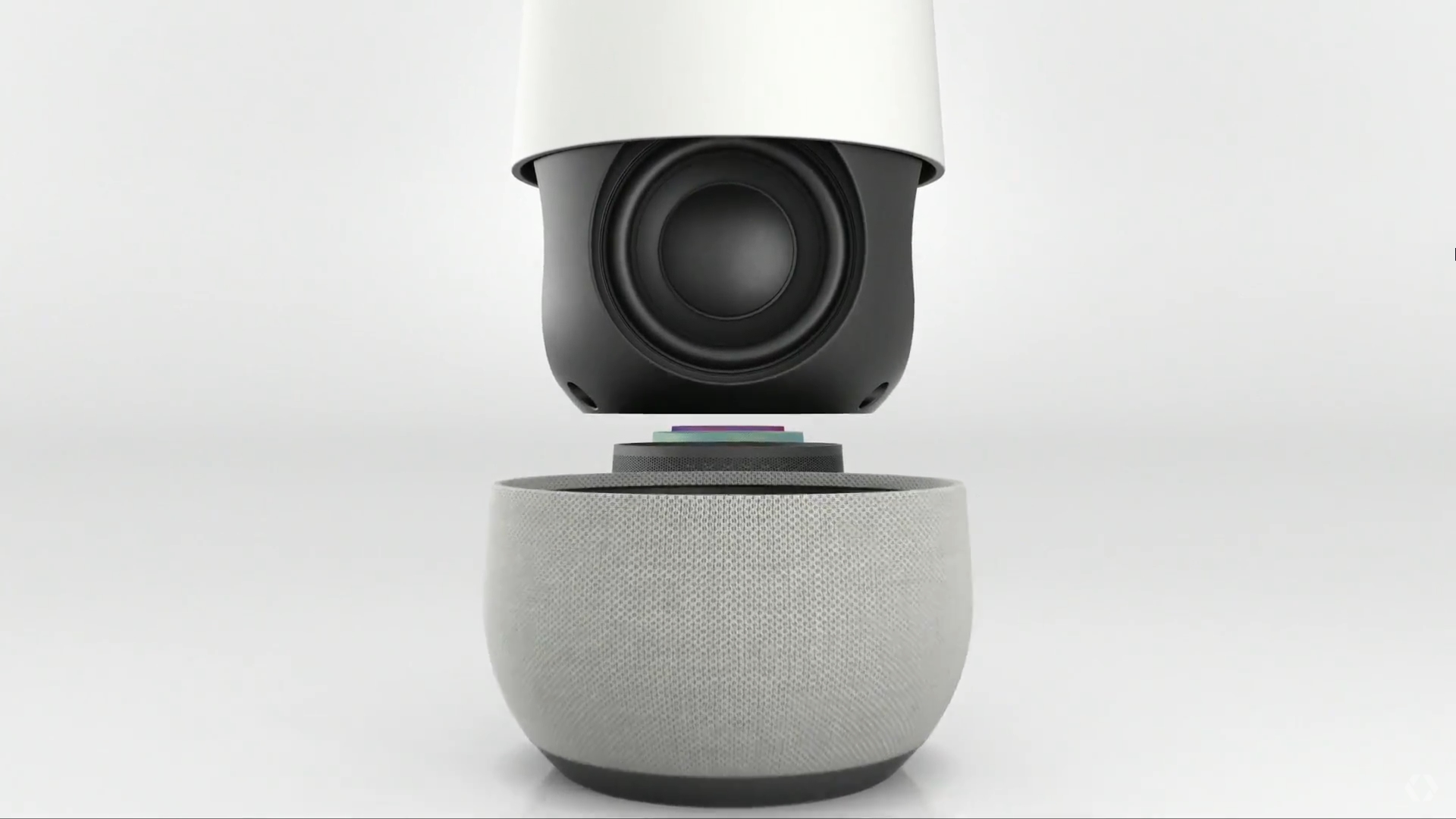 Google Home with speaker in view