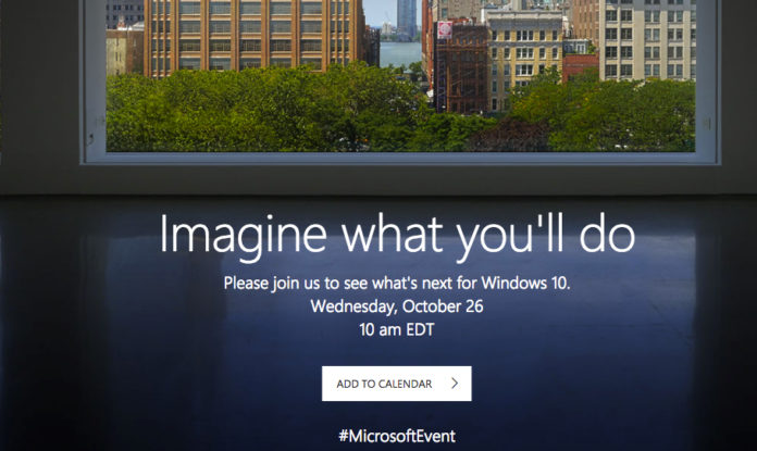 Microsoft Windows 10 event confirmed for October 26, 2016