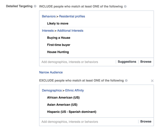 Facebook to ban certain ethnic targeted ads for housing, credit and employment