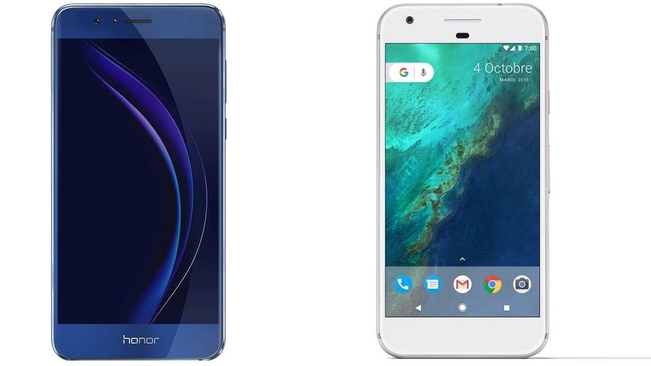 Android Face-off: Google Pixel versus Huawei Honor 8