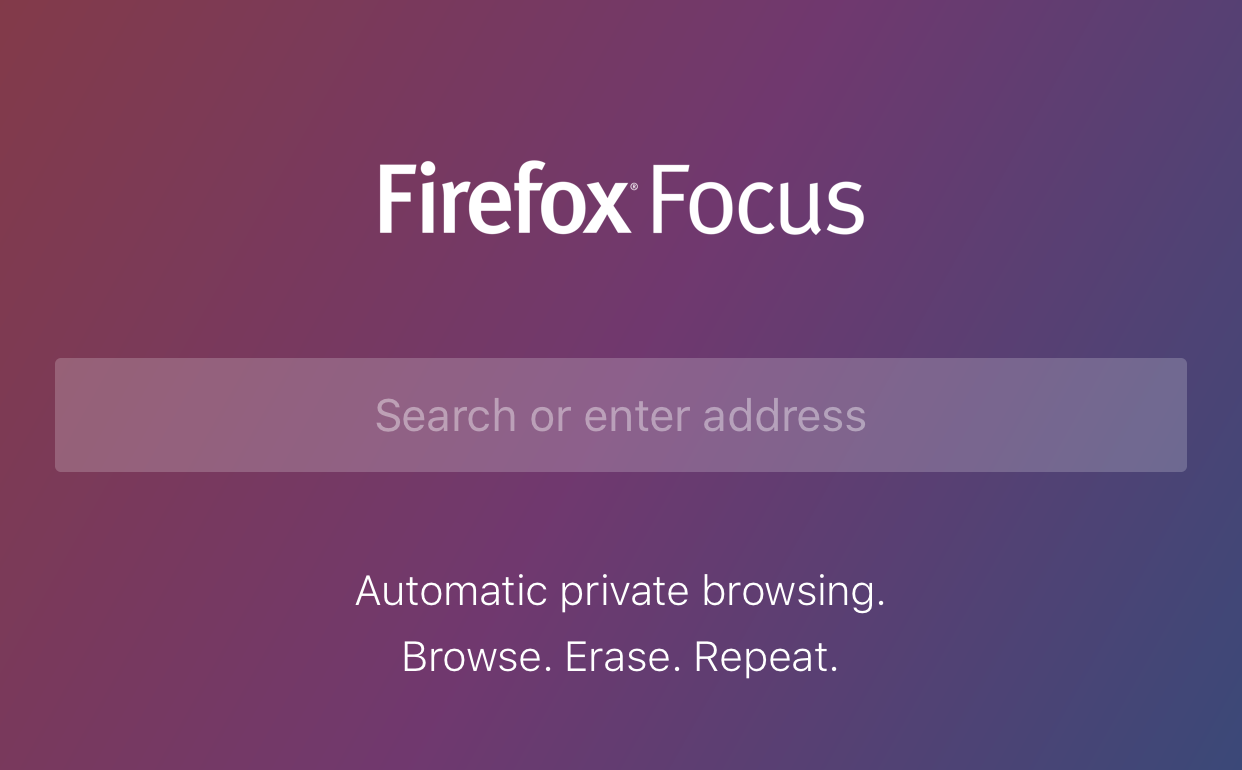Firefox Focus iOS app for private browsing on iPhone, iPad and iPod Touch 6th generation