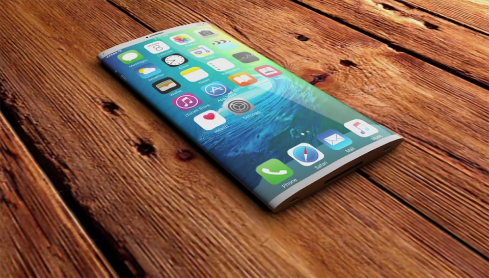 iPhone 8 - curved OLED, wireless charging, glass sandwich, waterproof