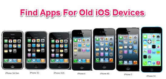 How to find apps for older iOS versions