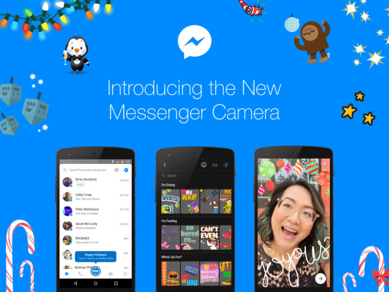 Facebook Launches New Messenger Camera – 3D Effects, Fast Clicking and More
