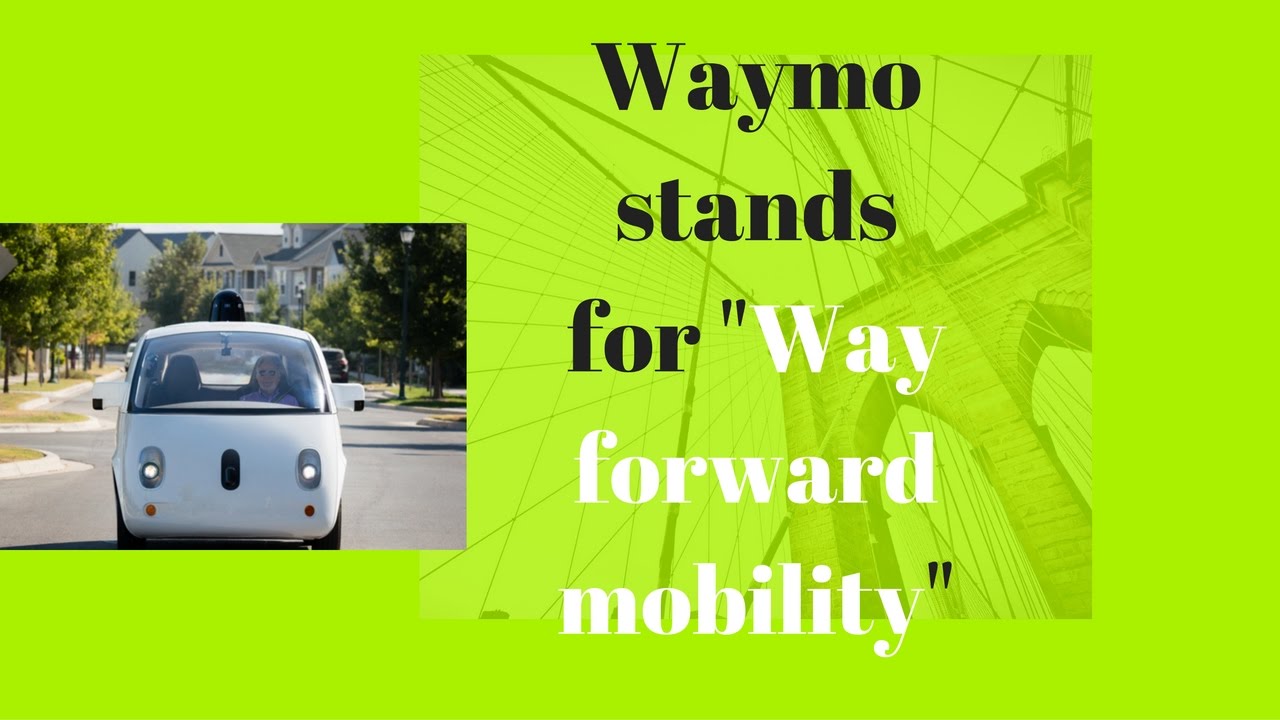 Waymo self driving car tests