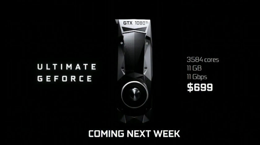 NVIDIA launches GeForce GTX 1080 Ti video card