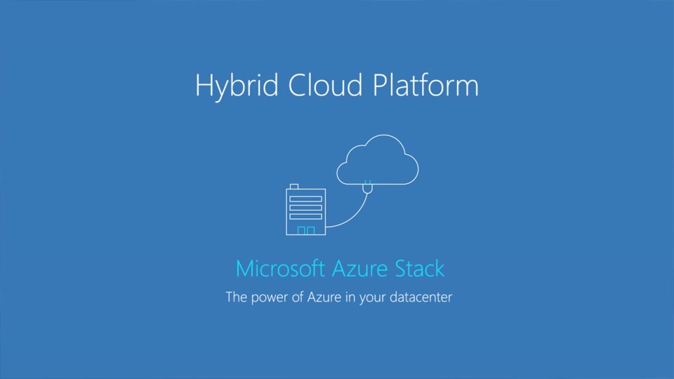 Azure Stack brings the power of cloud computing to in-house datacenters