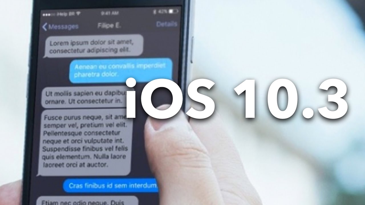 iOS 10.3 released to public