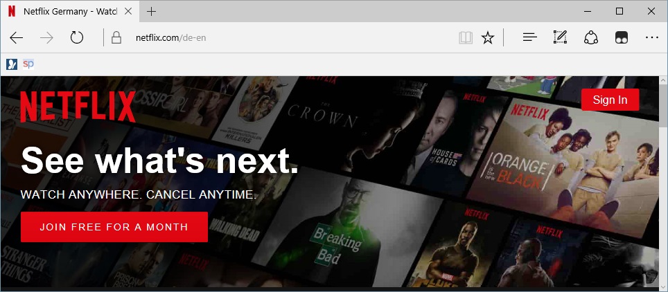 Netflix 4K Video Streaming on Microsoft Edge on Windows 10 Creators Update