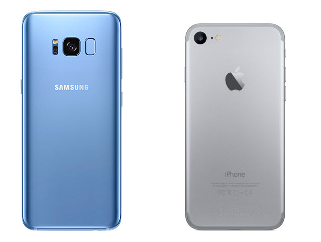 Samsung vs Apple smartphone marketshare
