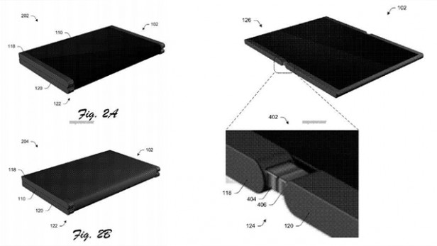 surface phone patent foldable smartphone and tablet hybrid