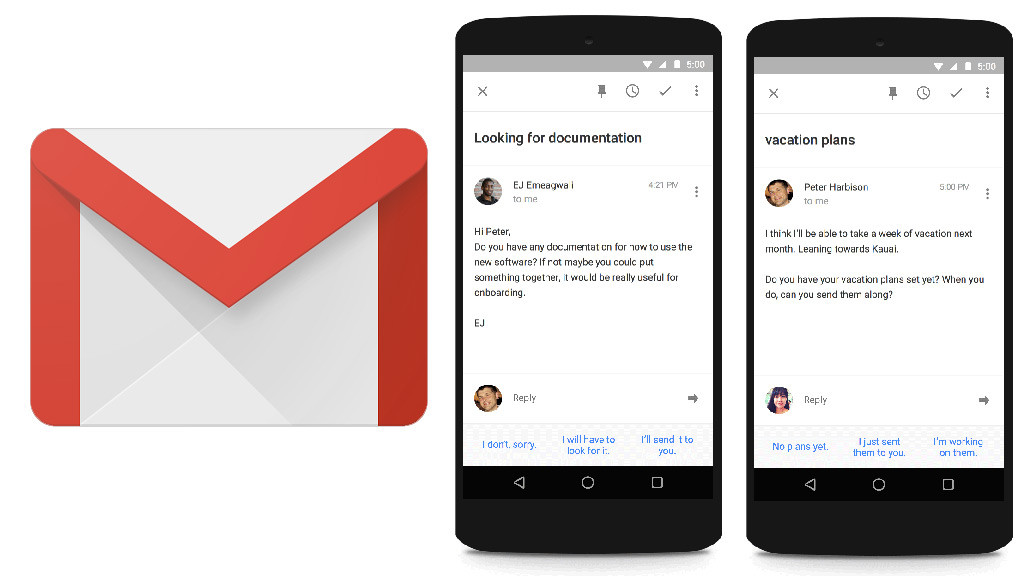 Gmail apps for IOS and Android getting Smart Reply AI feature