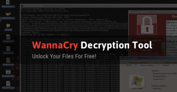 WannaCry ransomware - WanaKiwi Decryption Tool Free