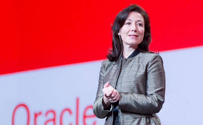 Safra Catz Oracle CEO criticizes AWS cloud computing offerings