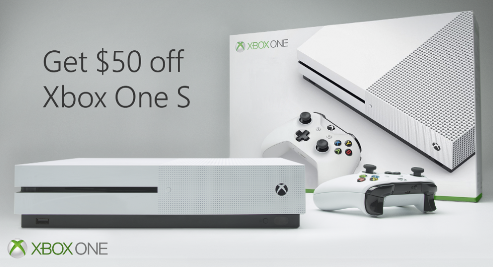 Xbox One S $50 discount to $199