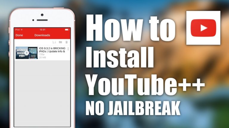 No iOS 10.x Jailbreak Required: Sideload Cydia Tweak YouTube++ on iPhone 7 and Lower