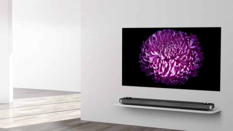 “Wallpaper-thin” LG Signature OLED TV W Hits U.S. Market at $20,000