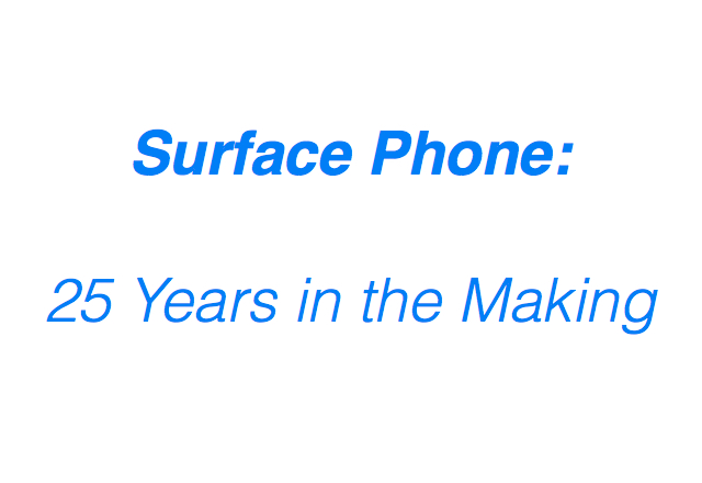 Surface Phone: 25 years in the making and a slew of dead mobile OSes in its wake