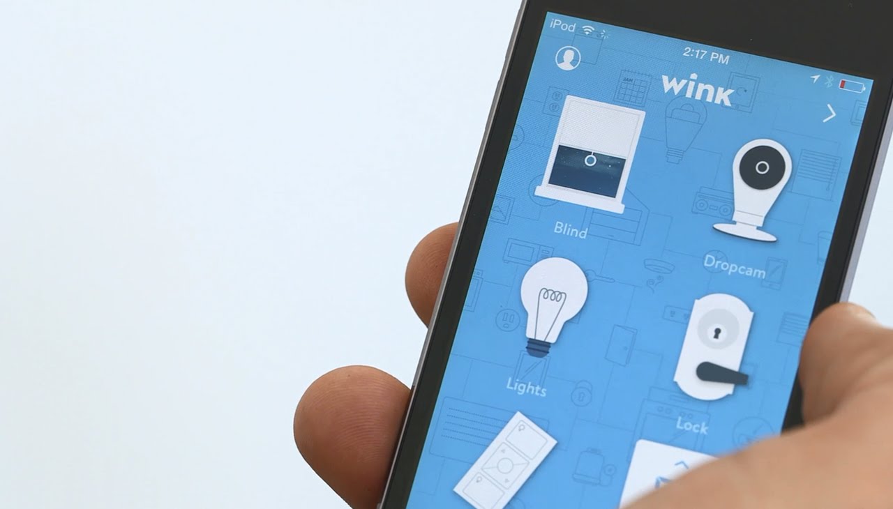 Wink smart home app and hub