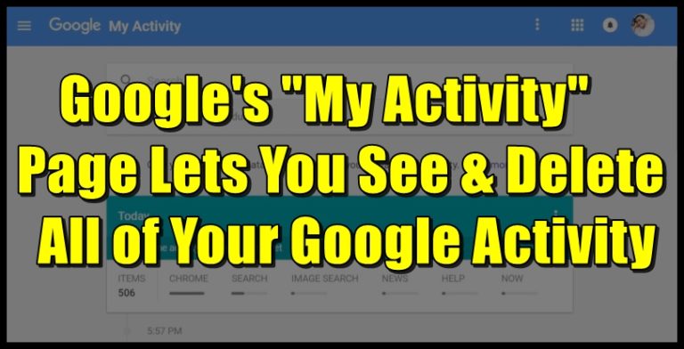 Permanently Delete ALL Your Google Activity History