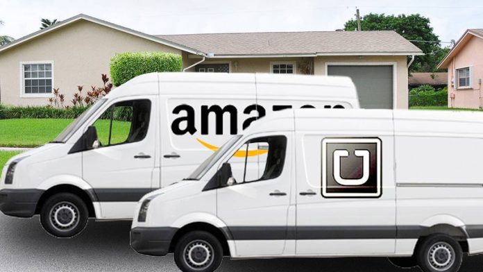 Amazon Uber Logistics disruption