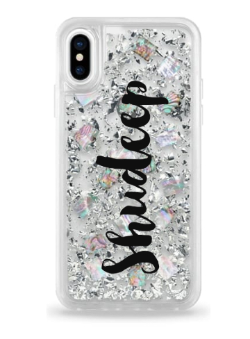 iPhone X protective case silver