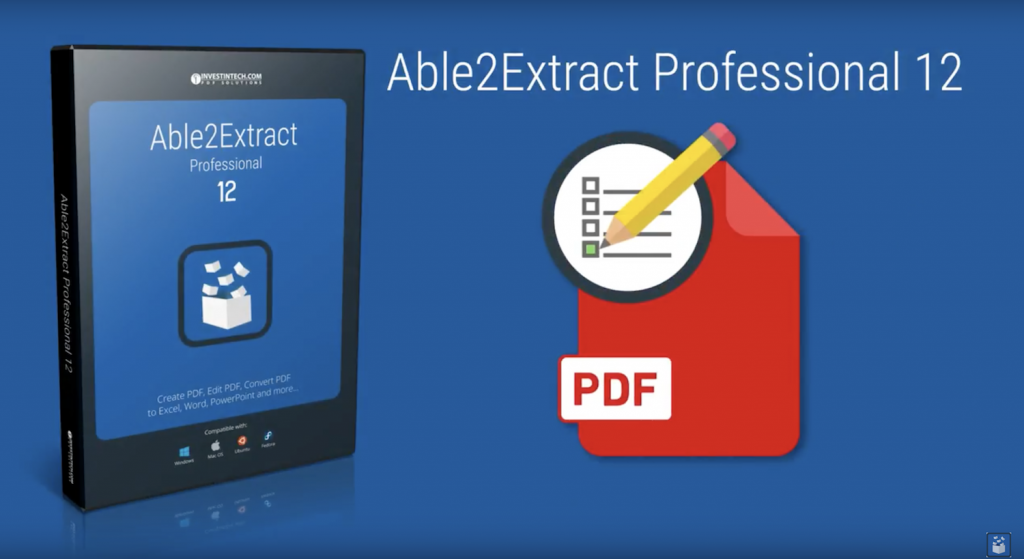 PDF Editor - Able2Extract Professional version 12