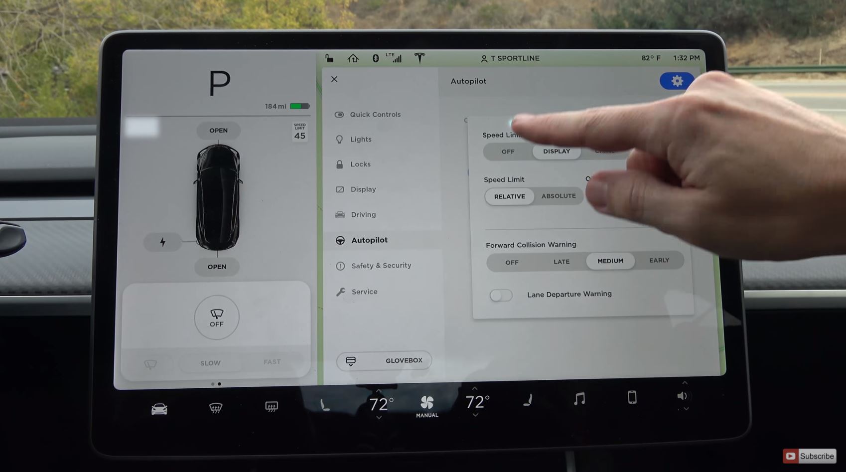 what is the up ing fade mode on the tesla model 3 v9 0 tesla software update