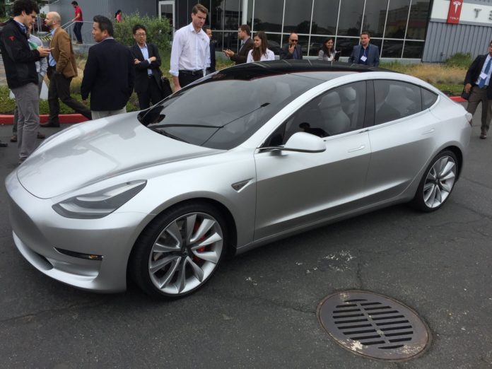 Used Tesla Model 3 demo car