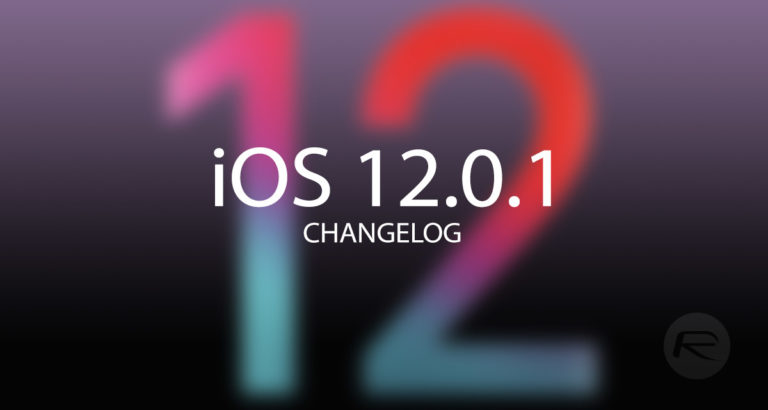 iOS 12.0.1 bug fixes