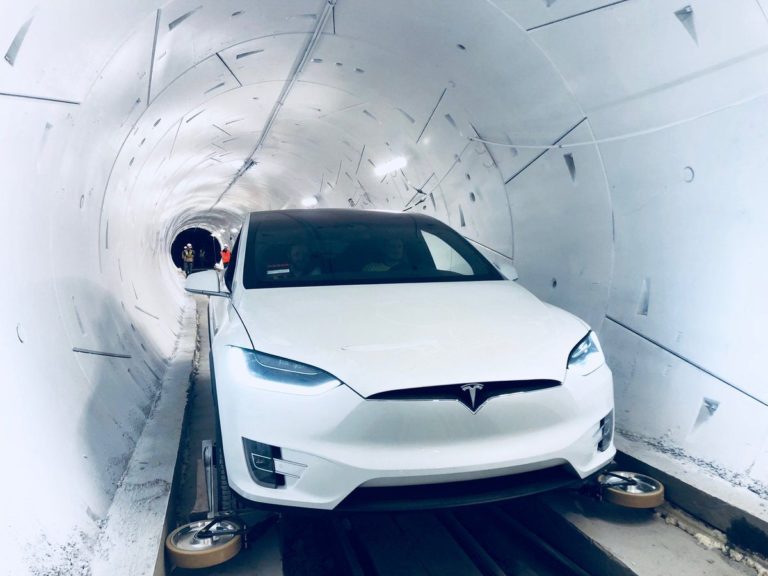 Musk Promises Bumpy Ride Will Soon Be “Smooth as Glass” in a Model S or Model X Running the Boring Company’s Hawthorne Test Tunnel