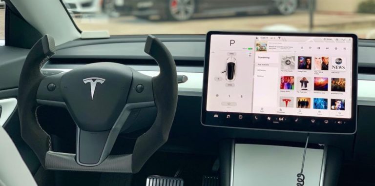 A Model 3 with a Butterfly Steering Wheel like the Upcoming Roadster 2020? Chicago Aftermarket Parts Maker Releases Photos