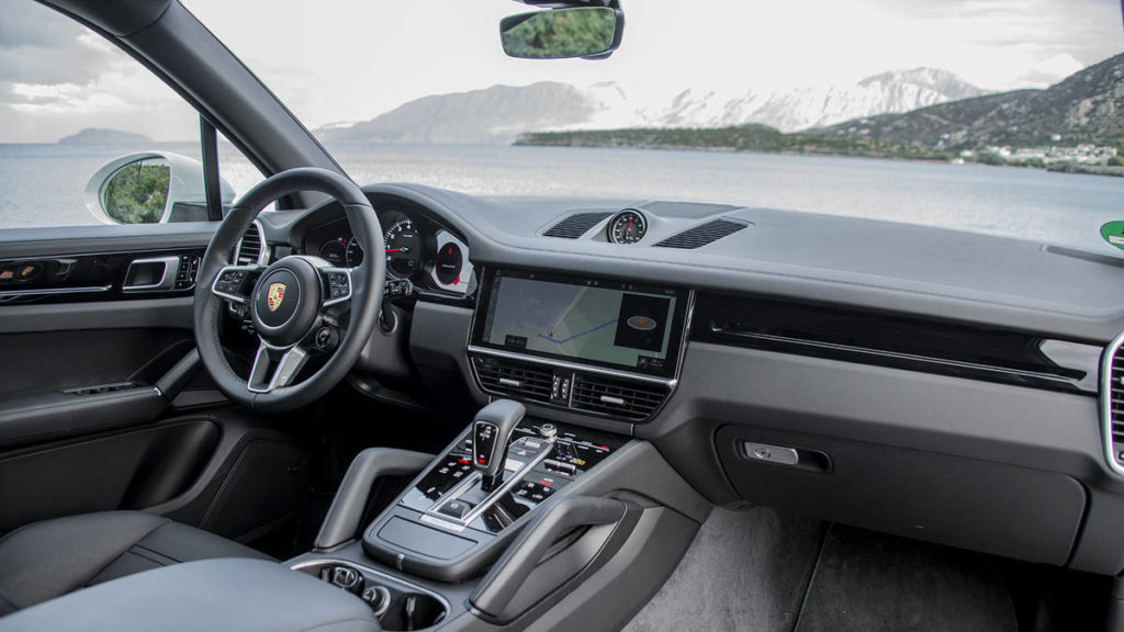 Porsche Cayenne interior view
